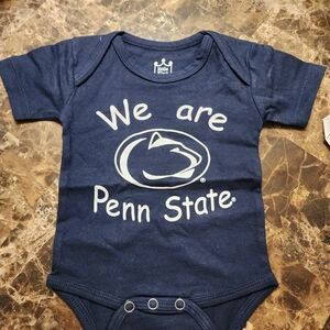 D6-  Navy Blue Penn State Infant Bodysuit